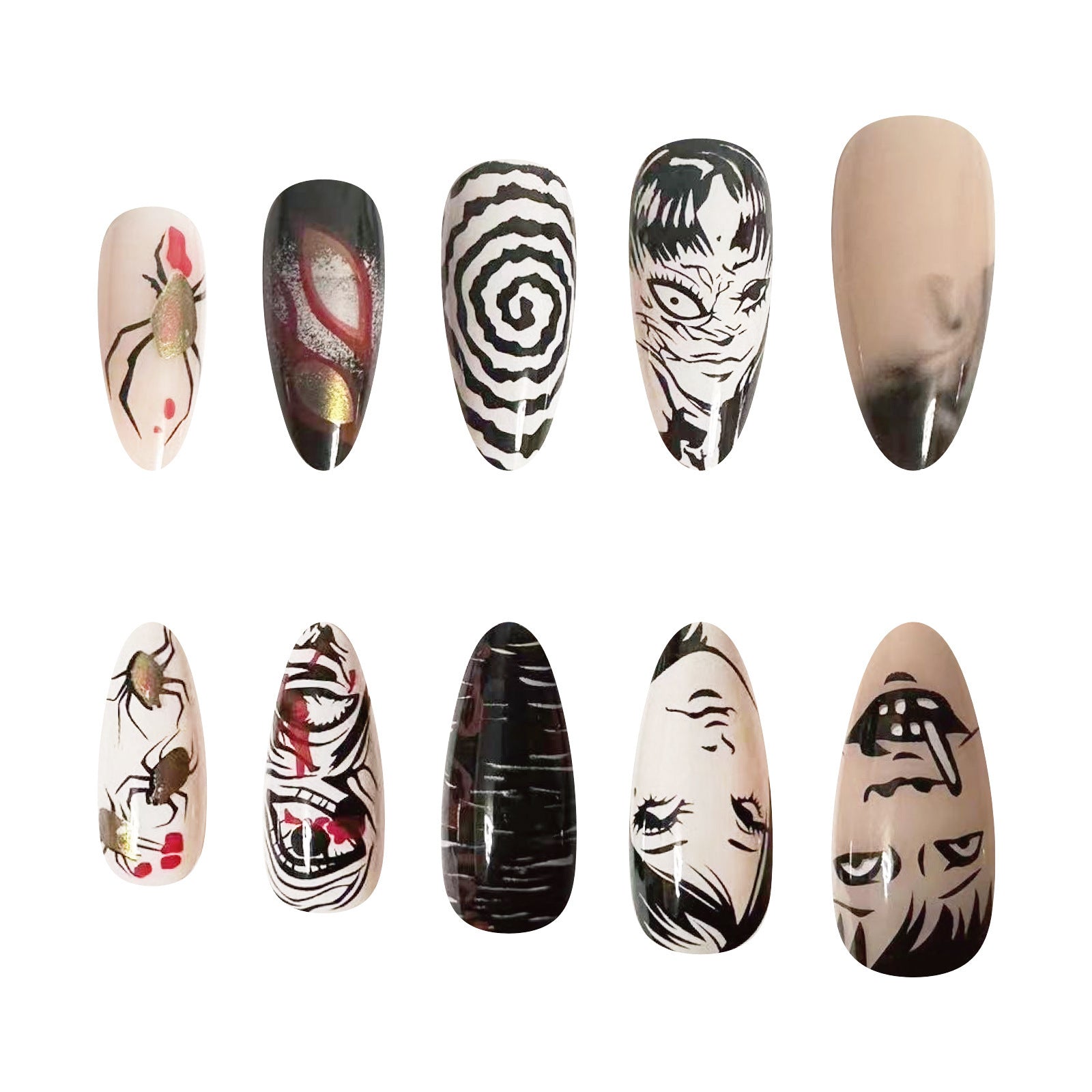 Fresh Arrivals at Buy Center: Medium Almond Wear Armor Nail Stickers