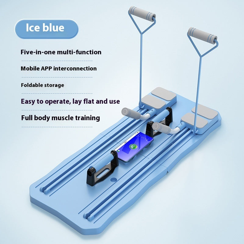 Just Arrived at Buy Center: Fitness Board Upgrade Multi-functional Abdominal Wheel Home Blue