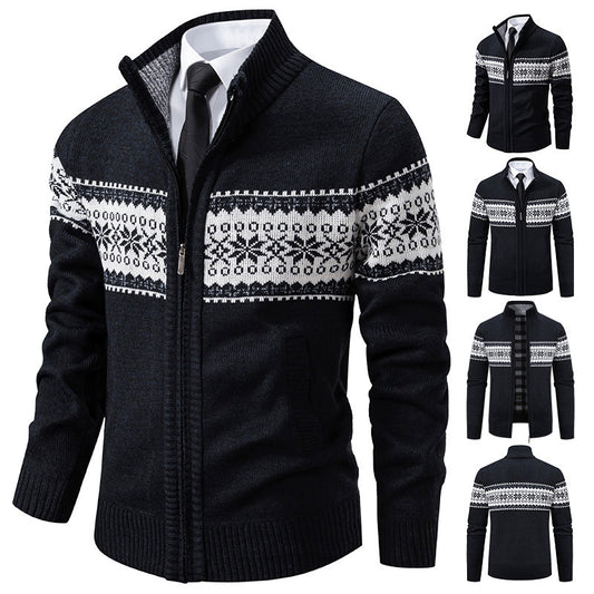 European Size Autumn And Winter Knitting Cardigan Top Coat For Men | Men's Clothing6 | Buy Center