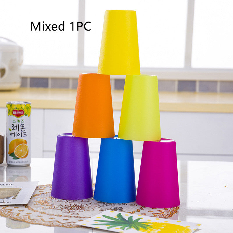 Fresh Arrivals at Buy Center: Kindergarten For Colorful Children Competitive Stacked Cup Color Mixed1PC 260ml