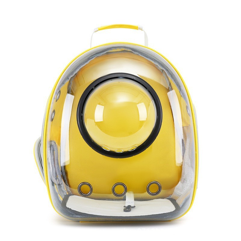 New at Buy Center: Pet Leisure Simple Large Capacity Space Bag Side Opening With Cover Yellow