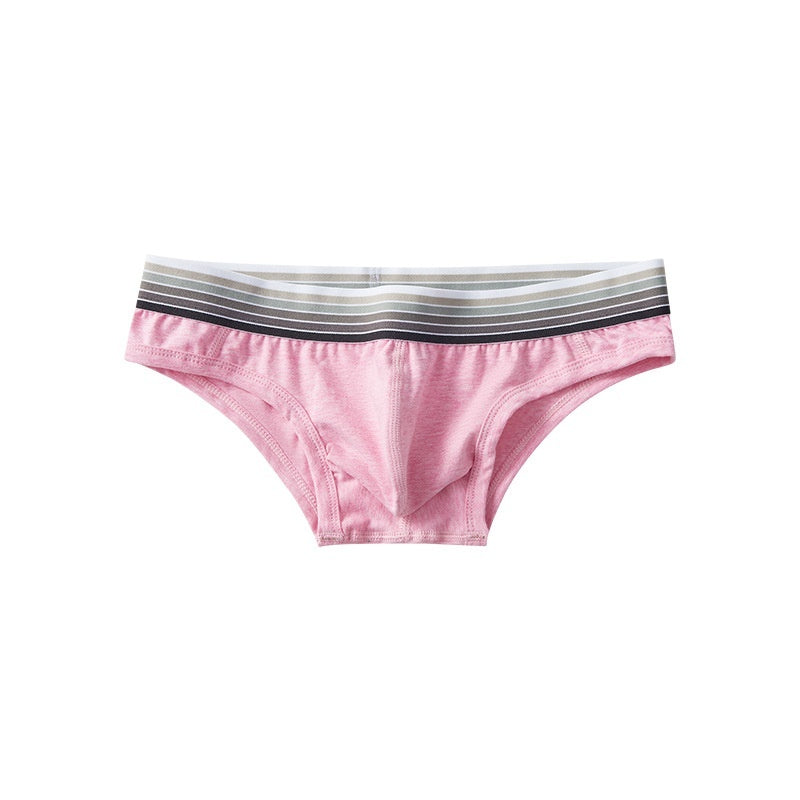 Light Pink Men's Underwear Low Waist Sexy Fashion Trend Cotton Thin Buy Center