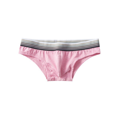 Light Pink Men's Underwear Low Waist Sexy Fashion Trend Cotton Thin Buy Center