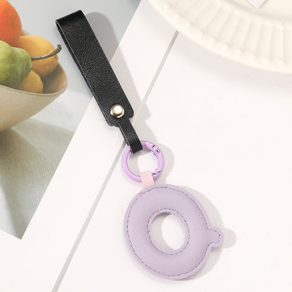 Newly Arrived at Buy Center: Fashion All-Match 26 Full Letter Leather Key Chain Pendant Style Q