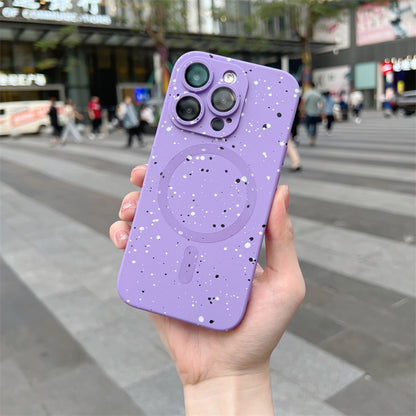 Newly Released at Buy Center: High-grade Magnetic Suction Suitable For Phone Case Frosted Anti-fingerprint Romantic Purple