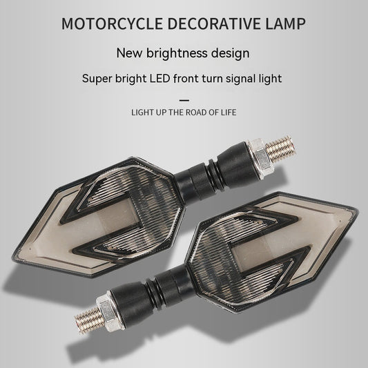 Newly Released at Buy Center: Arrow-shaped LED Motorcycle 12v Electric Vehicle Modification Direction Signal Lamp Arrow Turn Signal