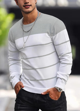 Men's Knitwear Fashion Crew Neck Casual Sweater