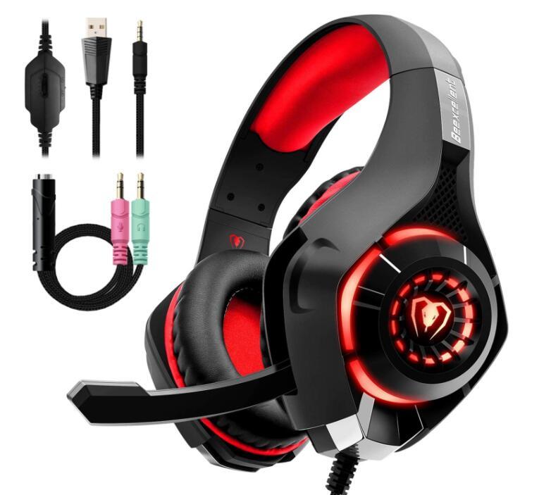 Headphones for gaming gaming Red