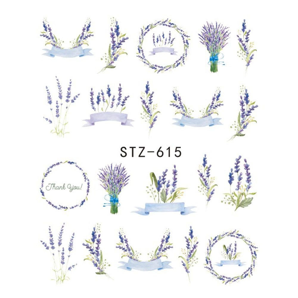 Trending Now at Buy Center: 1pcs Nail Sticker Butterfly Flower Water Transfer Decal Sliders for Nail Art Decoration Tattoo Manicure Wraps Tools Tip JISTZ508 STZ 615