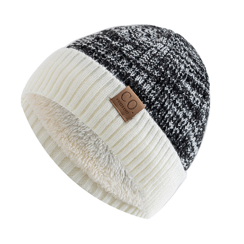 Internet Celebrity Woolen Fleece-lined Thickened Face-looking Small Knitted Toe Cap Buy Center