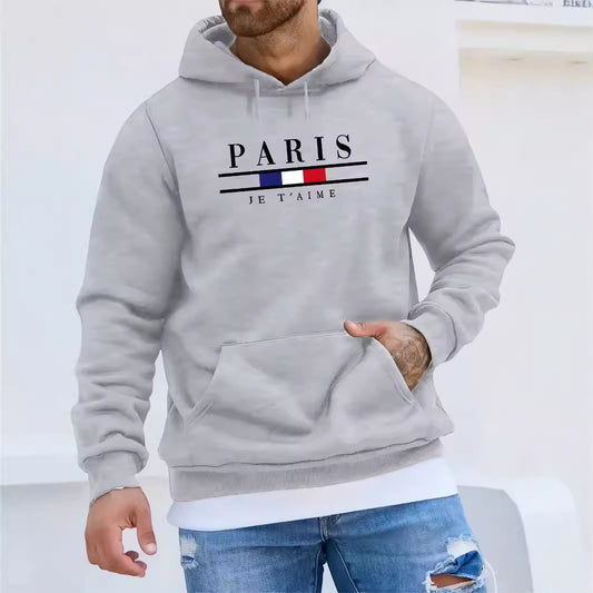 Autumn And Winter Printing Long Sleeve Loose-fitting Hoodie