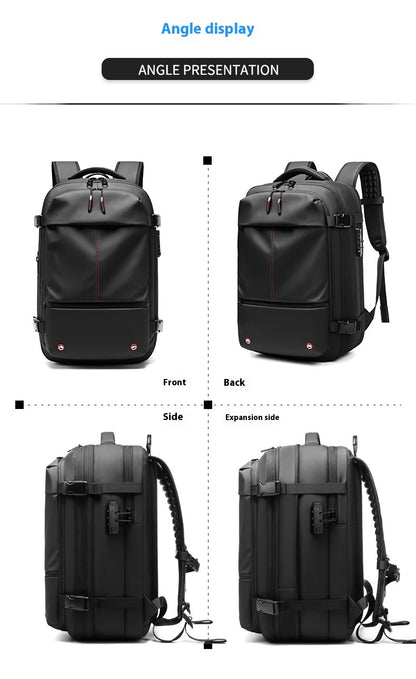 Newly Released at Buy Center: Men's Large-capacity Backpack Dry Wet Separation Anti-theft Package Business Leisure Unisex Backpack