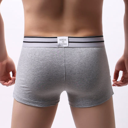 Breathable Comfortable Mid-waist Men's Boxers