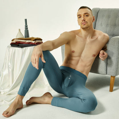 Men's Long Johns Elastic Breathable Cotton Thermal Pants | Men's Clothing-Underwear & Loungewear-Lo | Buy Center