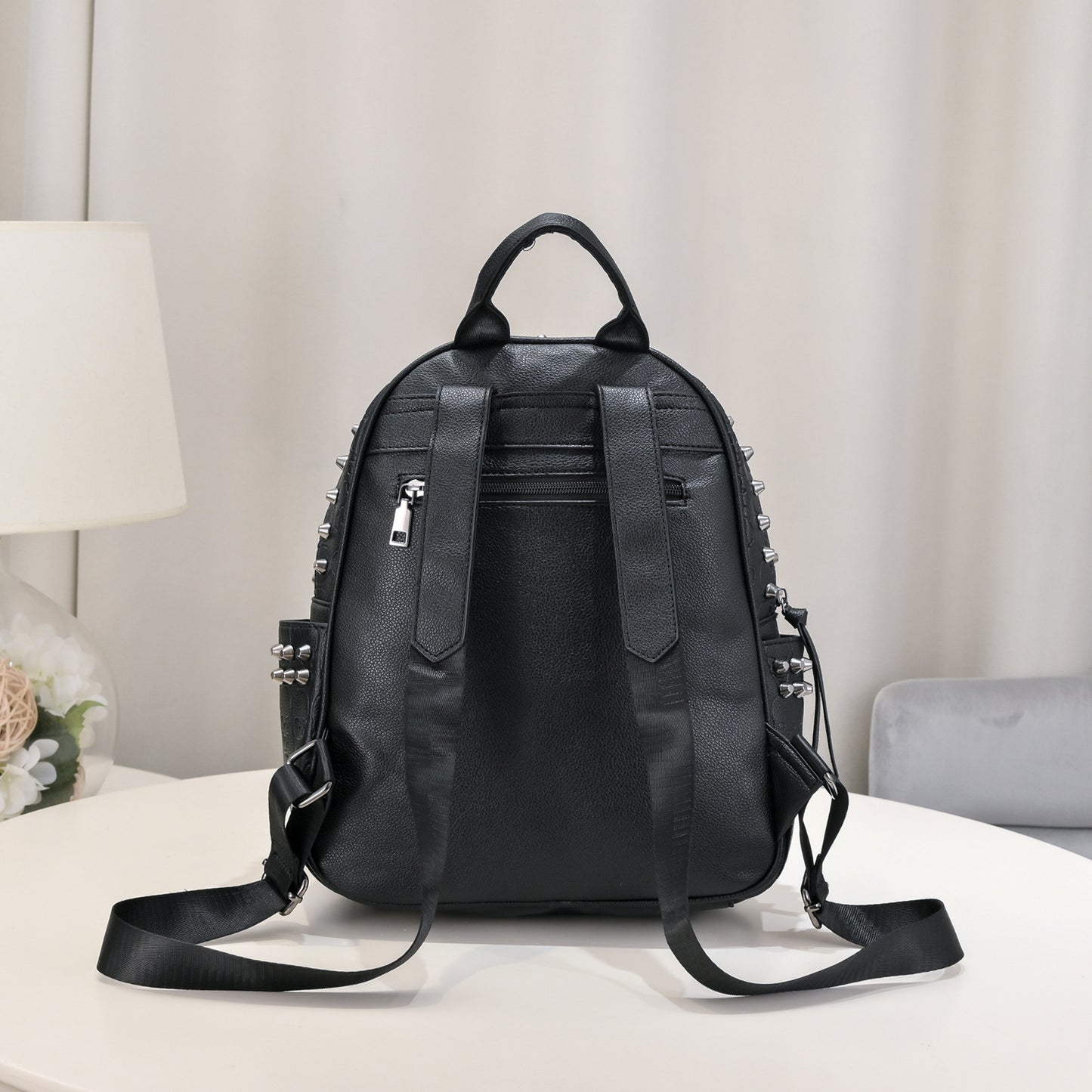 Just Arrived at Buy Center: Rivet Soft Leather Leisure Commute Backpack