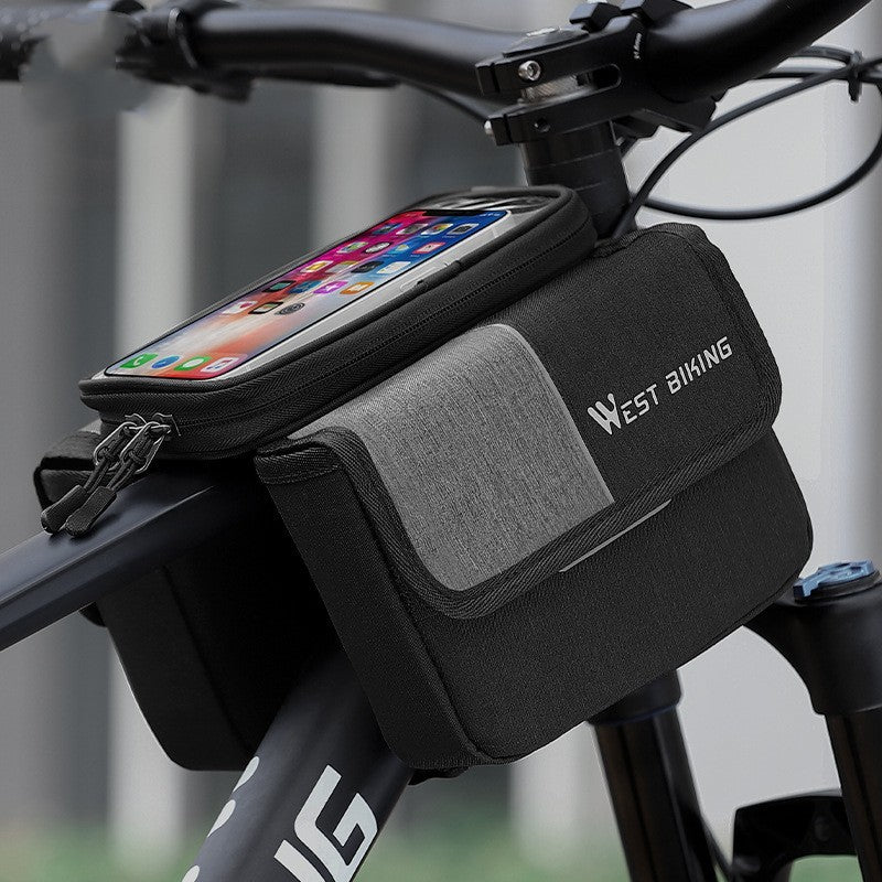 Fresh Arrivals at Buy Center: Bilateral Tube Touch Screen Saddle Bag