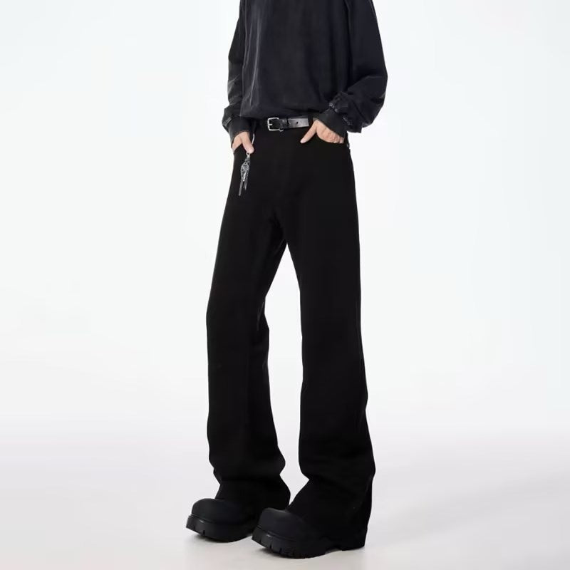 American Street Black Loose Casual Jeans