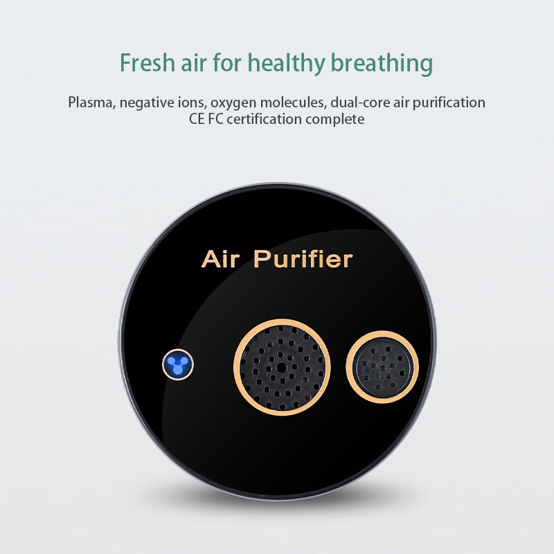 Fresh Arrivals at Buy Center: Portable Solar Electric Air Purifier For Sterilization Disinfection Deodorization And Formaldehyde Removal Black