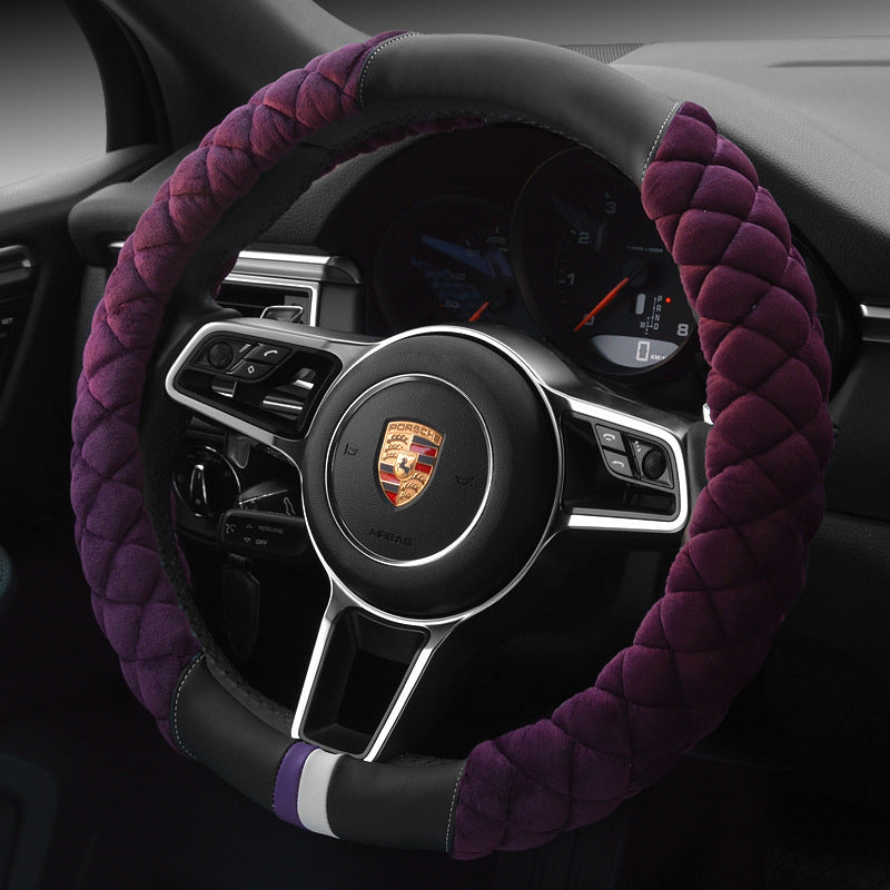 Universal Car Steering Wheel Cover Winter Decoration Cute 38cm Plush Footprint Auto Automobile Vehicle Steering Wheel Protector Buy Center