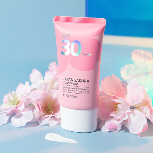 Crème solaire Cherry Blossom SPF30 Produits de soins de la peau isolants