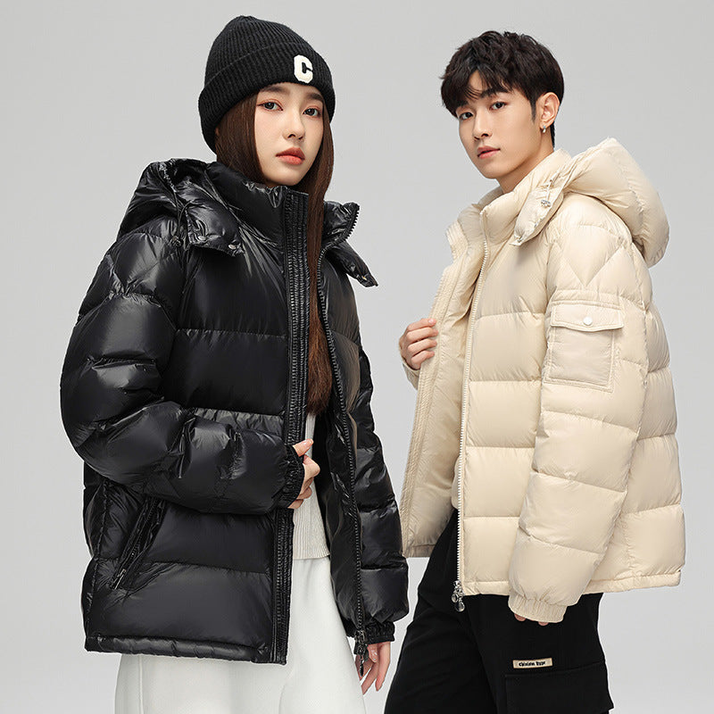 Men's Hooded Trend Fashionable Warm Jacket