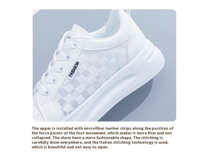 Trending Now at Buy Center: White Shoes For Women Spring And Summer Women's Breathable Versatile Casual Platform Sports