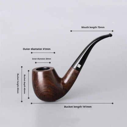 Newly Released at Buy Center: Costustoot Handmade Blackwood Pipe Wooden Smoking Set Pipe Dual-use Ac0020