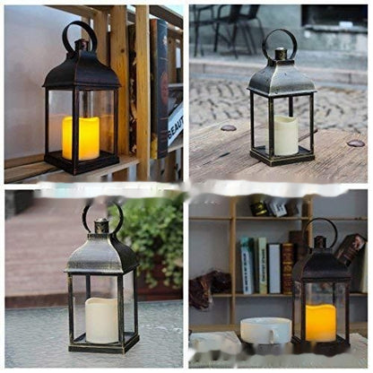 Fresh Arrivals at Buy Center: Fireplace Storm Lantern European Style Candle Light LED Furnishings Christmas Home Lights