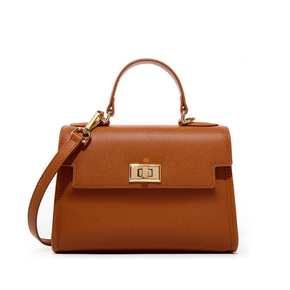 Fresh on the Scene at Buy Center: Popular All-matching Cowhide Handbag Women