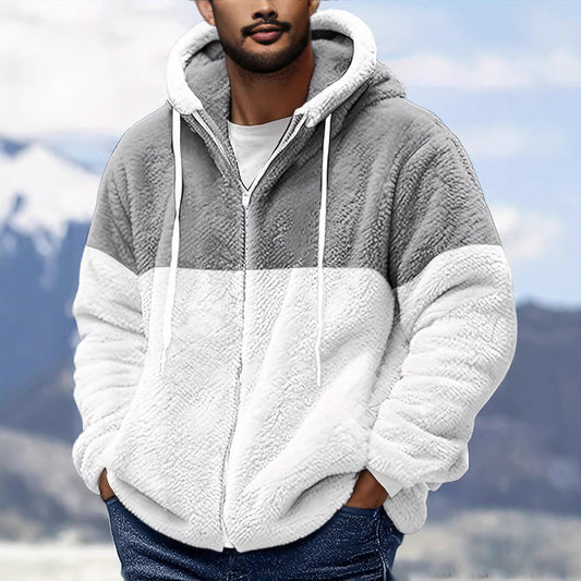 Men's Double-sided Fleece Thermal Jacket | Men's Clothing-Outerwear & Jackets-Man H | Buy Center