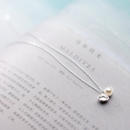 Fresh Arrivals at Buy Center: Personalized Simple S925 Silver Shell Necklace For Women