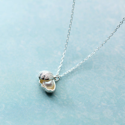 Fresh Arrivals at Buy Center: Personalized Simple S925 Silver Shell Necklace For Women