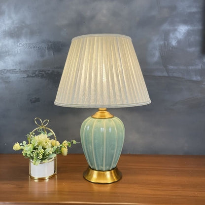 Fresh Arrivals at Buy Center: Bronze Ceramic Table Lamp Household Minimalist Decoration Bedside Lamp