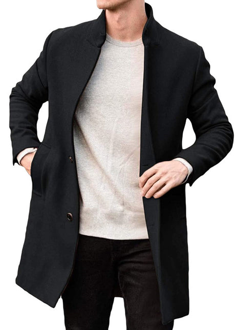 Manteau en laine épaisse pour homme, nouvelle collection automne et hiver