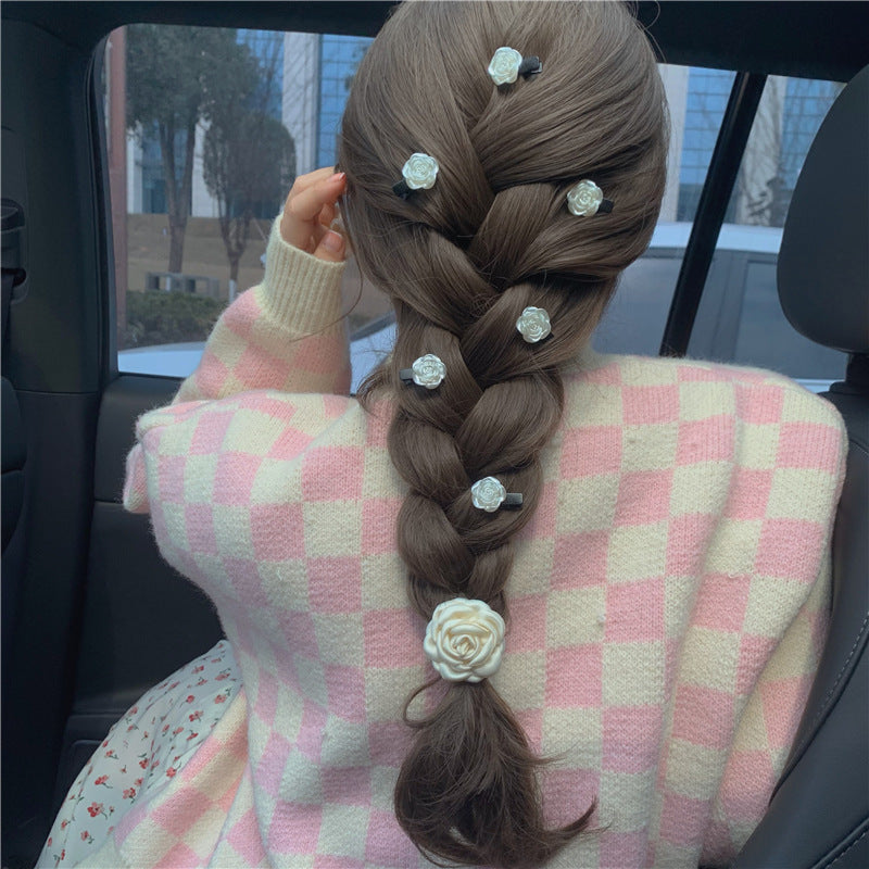 Buy Center Prestige-Sweet Cute Girl Autumn Rose Flower Hairpin