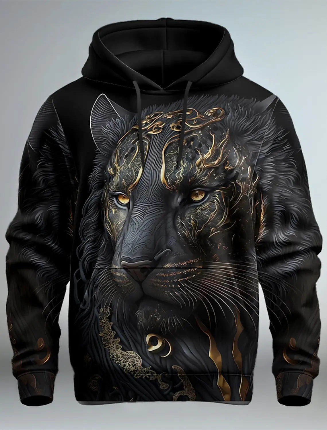 Newly Released at Buy Center: Fashion Brand Lion's Head 3D Hoodie Fashion Men And Women 1 Style