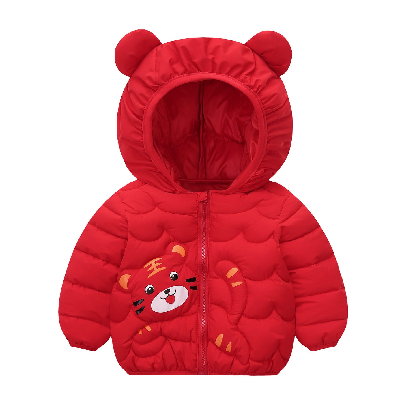 Fresh on the Scene at Buy Center: Children's Lightweight Down Jacket Cotton Clothes Cartoon Red