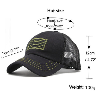 Newly Released at Buy Center: Men's Outdoor Camouflage Mesh Cap Embroidered Hat