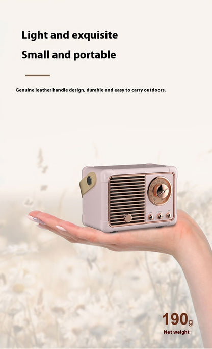 Fresh Arrivals at Buy Center: Bluetooth Audio Retro Mini Portable Wireless Card Vehicle-mounted Speakers Desktop Audio