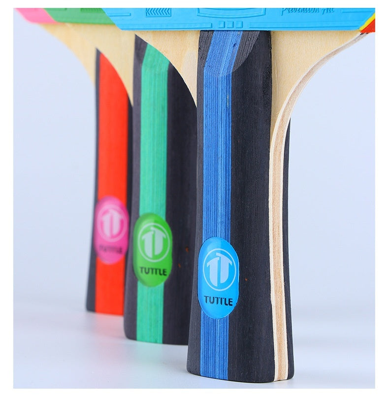 Hot New Items at Buy Center: Colorful Pure Wood Single Racket Cover Professional High Elastic Long Handle Horizontal