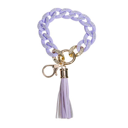 Buy Center Choice-Resin Bracelet Women's Color Keychain 7Style