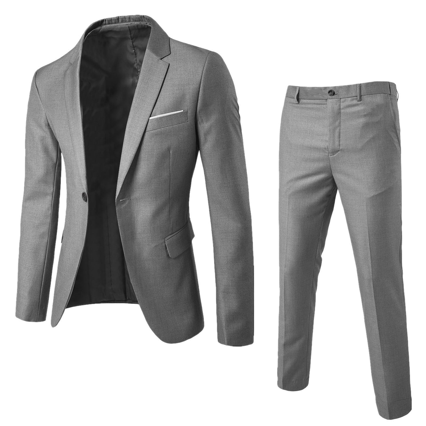 Two-piece Suit Business Professional Formal Wear Korean Slim Fit Buy Center