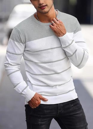 Men's Knitwear Fashion Crew Neck Casual Sweater