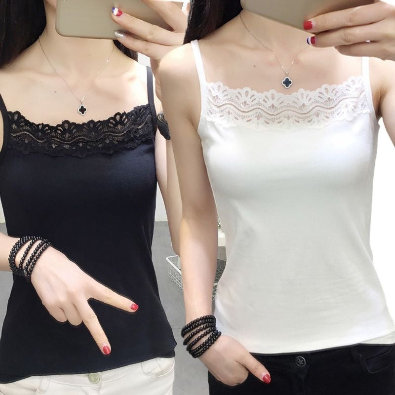 Fresh Arrivals at Buy Center: Inner Vest Autumn Lace Camisole