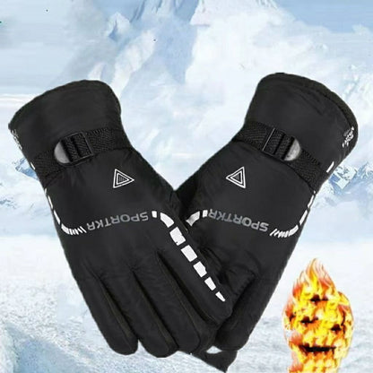 Gants d'hiver coupe-vent et de protection contre le froid pour hommes