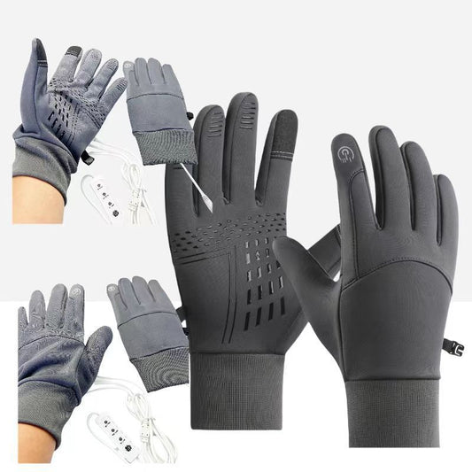 Gants chauffants électriques USB pour cyclisme, maintien au chaud, sport, écran tactile, étanche