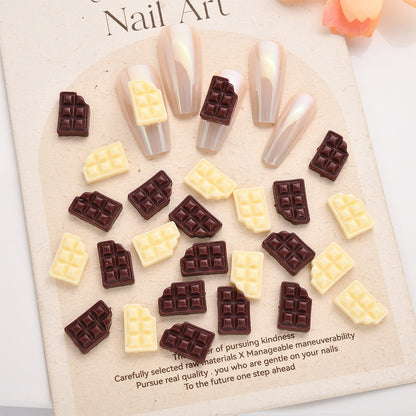 Luminous Nail Resin Simulated Chocolate Accessory Buy Center