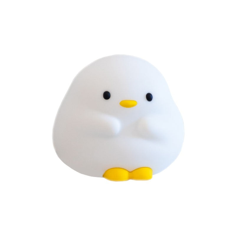 Cute Duck LED Night Lamp Cartoon Silicone USB Rechargeable Sleeping Light Touch Sensor Timing Bedroom Bedside Lamp For Kid Gift Home Decor Buy Center