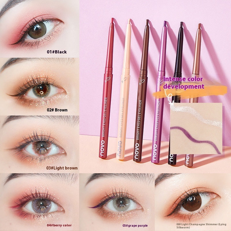 Heartbeats Color Eyeliner Ultra-fine Waterproof Sweat-proof Not Smudge Eye Shadow Pen Buy Center