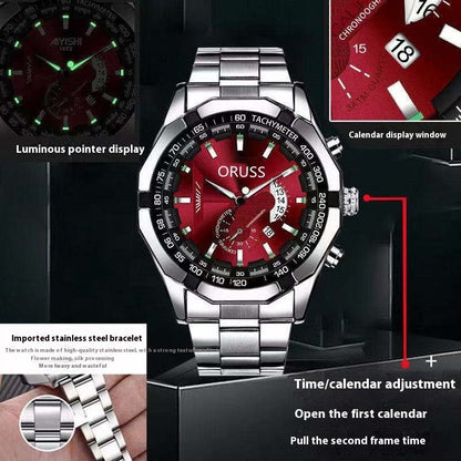 Automatic Movement Watch Men's Calendar Waterproof Luminous Watch Buy Center